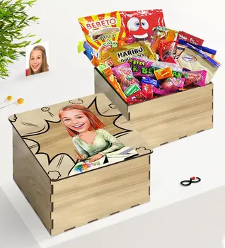 Tailor-made In Wooden Box Womens Graphic Designer Caricature Of Nostalgic Lezzetler Gift set 
Tailor-made In Wooden Box Womens Graphic Designer Caricature Of Nostalgic Lezzetler Gift set