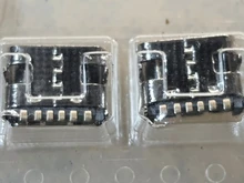 10 unids/lote tipo C 6 Pin USB SMT Socket conector USB 3,1 tipo C hembra colocación SMD DIP para diseño de PCB de alta corriente de carga