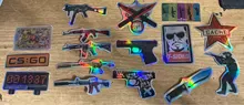 TD ZW-pegatinas Cs Go para portátil, 50 Uds., para equipaje, Mac, libro, guitarra, motocicleta bicicleta coche, pegatinas de vinilo coloridas DIY
