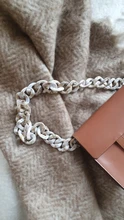 Bag-Accessory Replacement-Chain Shoulder-Handle-Chain Luxury Strap Acrylic Beige Resin