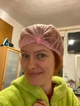 Accesorios de Microblading para maquillaje, sombrero, Red de pelo para tatuaje de cejas, 100 Uds.