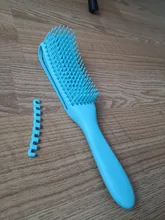 Cepillo de pelo para masaje, peine de pelo húmedo desenredante de 2a a 4c, rizado, Coily, mojado, seco, aceite, cabello grueso