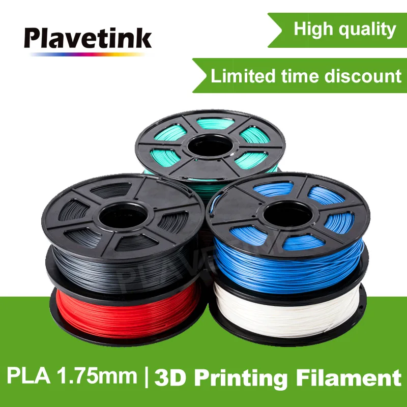 

Plavetink 3D Printer 1KG 1.75mm PLA Filament Printing Materials Colorful For 3D Printer Extruder Pen Rainbow Plastic Accessories