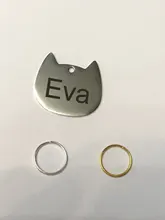 Placas de identificación personalizadas para perros, placas de identificación de Metal para cachorros, placas de identificación antipérdida para perros, gatos Pitbull, tarifa de grabado incluida accesorios para perros