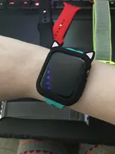 Funda protectora para Apple Watch 4, 5, 6 se, 40mm, 44mm, silicona suave con un dibujo animado, orejas de gato, iWatch Series 3, 2, 42mm y 38mm