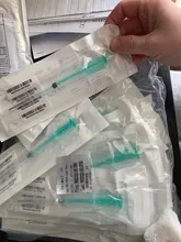 Jeringa de transpondedor rfid para mascotas, inyector con microchip de 1,25x7 MM1, 4x8mm, 2,12x12mm, FDX-B de inyección de animales para gatos, perros, etc., 10 Uds.