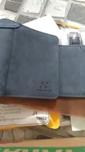 Cartera Vintage de cuero sintético para hombre, cartera masculina de cuero sintético, tarjetero informal, bolsillo