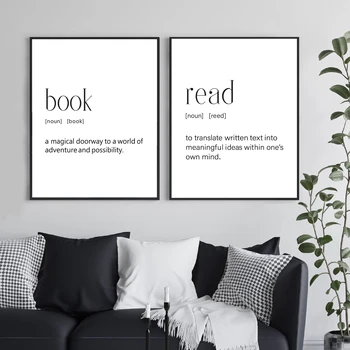 Book Definition Prints Balck and White Poster Book Lover Gift Bookstore Wall Art Picture Canvas Painting Librarian Bookworm Gift 
Book Definition Prints Balck and White Poster Book Lover Gift Bookstore Wall Art Picture Canvas Painting Librarian Bookworm Gift