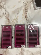 Abonnie tamaño C/D/L rizo clásico individuales extensiones de pestañas de vizón pestañas bandeja ruso volumen mate pestañas