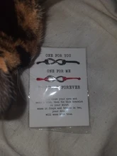 2 unids/set uno para ti, uno para mí juntos para siempre amor infinito encanto 8 pulsera cordel rojo pulseras de pareja de amantes deseo joyería