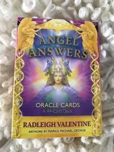 Cartas de Tarot con Ángel, respuestas, tarjetas de oráculo, baraja de cartas de juego para Familia, amiga, inglesa, entretenimiento, 2020