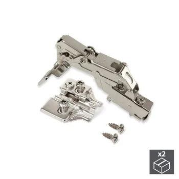 Lot of 2 hinges supercodo X91 Emuca opening 165 ° with soft closing and supplements Euro regulation eccentric
Lot of 2 hinges supercodo X91 Emuca opening 165 ° with soft closing and supplements Euro regulation eccentric