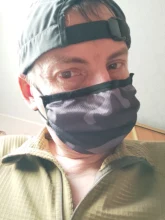 Mascarilla de camuflaje clásica para adultos, máscara facial de tela transpirable, lavable, reutilizable, informal, de Color sólido para exteriores