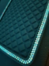 Alfombrilla antideslizante de silicona de 18x14cm para coche, alfombrilla antideslizante de diamantes de imitación de cristal para teléfono GPS, accesorios para Interior de coche