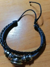 Pulsera trenzada de varias capas para niños, brazalete de cuero trenzado, con diseño de estrella de juguete