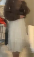 De las mujeres de la moda una línea falda de tul elástico cintura alta fiesta largo Maxi falda