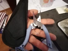 NOEBY-accesorios de pesca, Mini alicates, herramienta para anillo deslizante pequeño de señuelos, alicates de pesca de acero inoxidable, cortador de línea trenzada