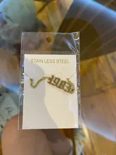 Tobillera con año de nacimiento para mujer, pulsera de tobillo, joyería de acero inoxidable, Color oro rosa, número personalizado, regalos, 1980-1998