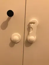 Cerradura de plástico para armario de bebé, cierre de seguridad para niños, pestillos para cajón de seguridad