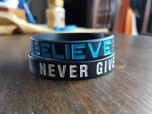 Pulsera de goma de silicona inspiradora The Road to Dreams, brazalete de banda elástica, regalo Punk