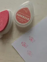 Juego de almohadillas de tinta de gota de agua para álbum de recortes, sellos de goma de aceite, almohadilla de tinta en forma de Kwaii, decoración de libros de boda, bricolaje