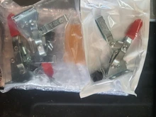 Abrazaderas de palanca de liberación rápida Horizontal para carpintería, GH-201A, 27kg, GH101A50Kg, 1 Uds.