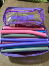 Rodillo Flexible de espuma para rizar el cabello, herramientas para rizar el cabello, portátil, utensilios de estilismo para el pelo DIY, 42 Uds.