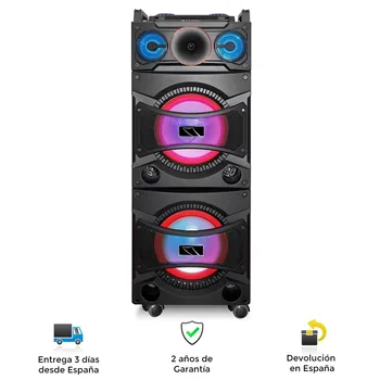 Speaker, 2x10 "dj series", 100w. Rms/ 750 W Pmpo Bt, Usb, Sd, Fm, Eq, Led (sytech)
Speaker, 2x10 "dj series", 100w. Rms/ 750 W Pmpo Bt, Usb, Sd, Fm, Eq, Led (sytech)