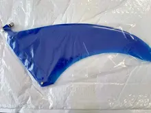 Aleta central suave/flexible de 8 pulgadas, con tornillo de aleta para Paleta de pie