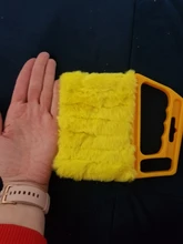 Cepillo de limpieza de ventanas, limpiador de polvo de aire acondicionado con cuchilla veneciana lavable, útil, microfibra