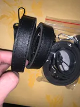 Correa de cuero PU para hombro, correa para bolso cruzado de 138cm de largo, correa de repuesto de doble capa, accesorios para bolso con hebilla DIY