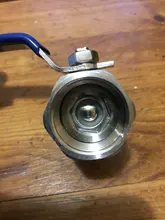 1pc válvula de bola, mujer de acero inoxidable roscado BallValve SS304 BSP 1/4 3/8 1/2 3/4 1 -1/4 1-1/2