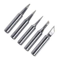 5 uds soldadura libre de plomo de punta de hierro/B/K/2.4D/3C 900M de cobre puro cabeza de soldadura BGA soldadura herramientas para 936 852d + 909D Estación de Reparación