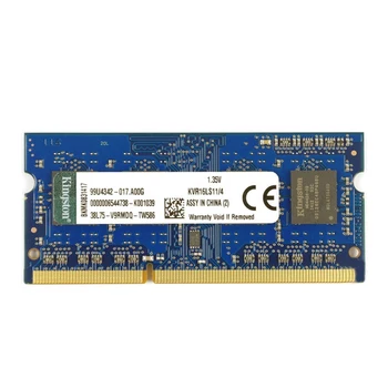 RAM Memory Kingston KVR16LS11 4 GB 1600 MHz DDR3-PC3-12800
RAM Memory Kingston KVR16LS11 4 GB 1600 MHz DDR3-PC3-12800