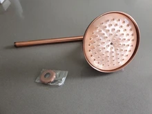 Extension-Pipe Shower-Head Bathroom-Accessory Rainfall Copper Antique Standard Round