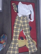 Conjunto de 3 piezas para mujer, conjunto a juego de Top corto, pantalones acampanados, bufanda, chándal para correr, ropa de otoño, venta al por mayor