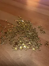 100 Uds Charms Star 11x8mm hecho a mano artesanía Fabricación de colgantes fit,Vintage bronce tibetano color plata, DIY para pulsera collar