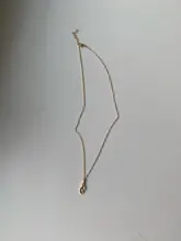 NPKDS-collar con letra de 26 letras, cadena con letras, colgante de joyería minimalista de oro