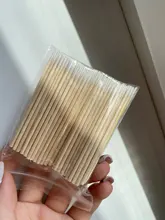 Hisopos de algodón y madera palo para limpieza de oídos de labios delineador de ojos tatuaje maquillaje cosméticos herramientas joyería limpio palos brotes