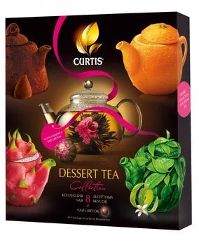 Curtis tea collection with dessert tastes and blooming tea flower, assorted, 40 sachets
Curtis tea collection with dessert tastes and blooming tea flower, assorted, 40 sachets