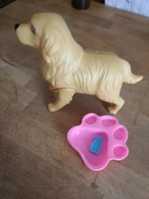 Barbies articulados de 11,5 pulgadas para niños, mascota que da nacimiento a cachorro, madre, 3 cachorros y perrera, accesorios de muñeca, juguete educativo gif