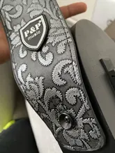 Accesorios de guitarra correa de guitarra de cuero de la PU bass Correa correa de guitarra eléctrica ajustable en relieve correa de guitarra