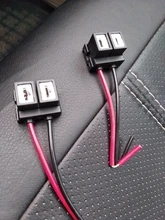 2 uds. De arnés de cableado H7 para coche conector de cable eléctrico de 2 pines, conectores de automóviles, adaptadores para lámpara de coche HID