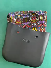 TANQU-Bolsillo interior de lona impermeable para Mini bolsa, bolsillo con cremallera, colorido, clásico