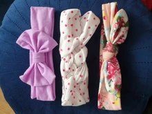 3 unids/set diadema de bebé bonita turbante flor bebé recién nacido diademas de chica de elástico niños banda de pelo para niños pelo accesorios para el pelo