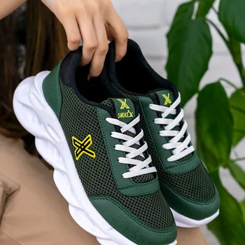 Parmi Khaki Green Skin Yellow Detailed Sports Shoes
Parmi Khaki Green Skin Yellow Detailed Sports Shoes