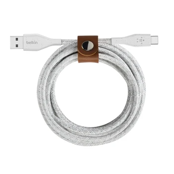 DuraTek Plus USB cord 1,2 m 2.0 USB TO USB C White 
DuraTek Plus USB cord 1,2 m 2.0 USB TO USB C White