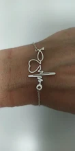 Todorova-pulsera de acero inoxidable con latido del corazón para mujer, brazalete con estetoscopio, regalos especiales para enfermera, joyería para médico
