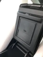 Organizador de apoyabrazos central, caja de almacenamiento oculta para Tesla Model 3 Y 2021