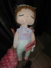 Metoo-conejo de peluche de felpa para niñas, conejo, ciervo, ballet, chica sirena, regalo de cumpleaños y Navidad